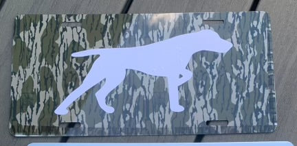 POINTER DOG LICENSE PLATE image 0