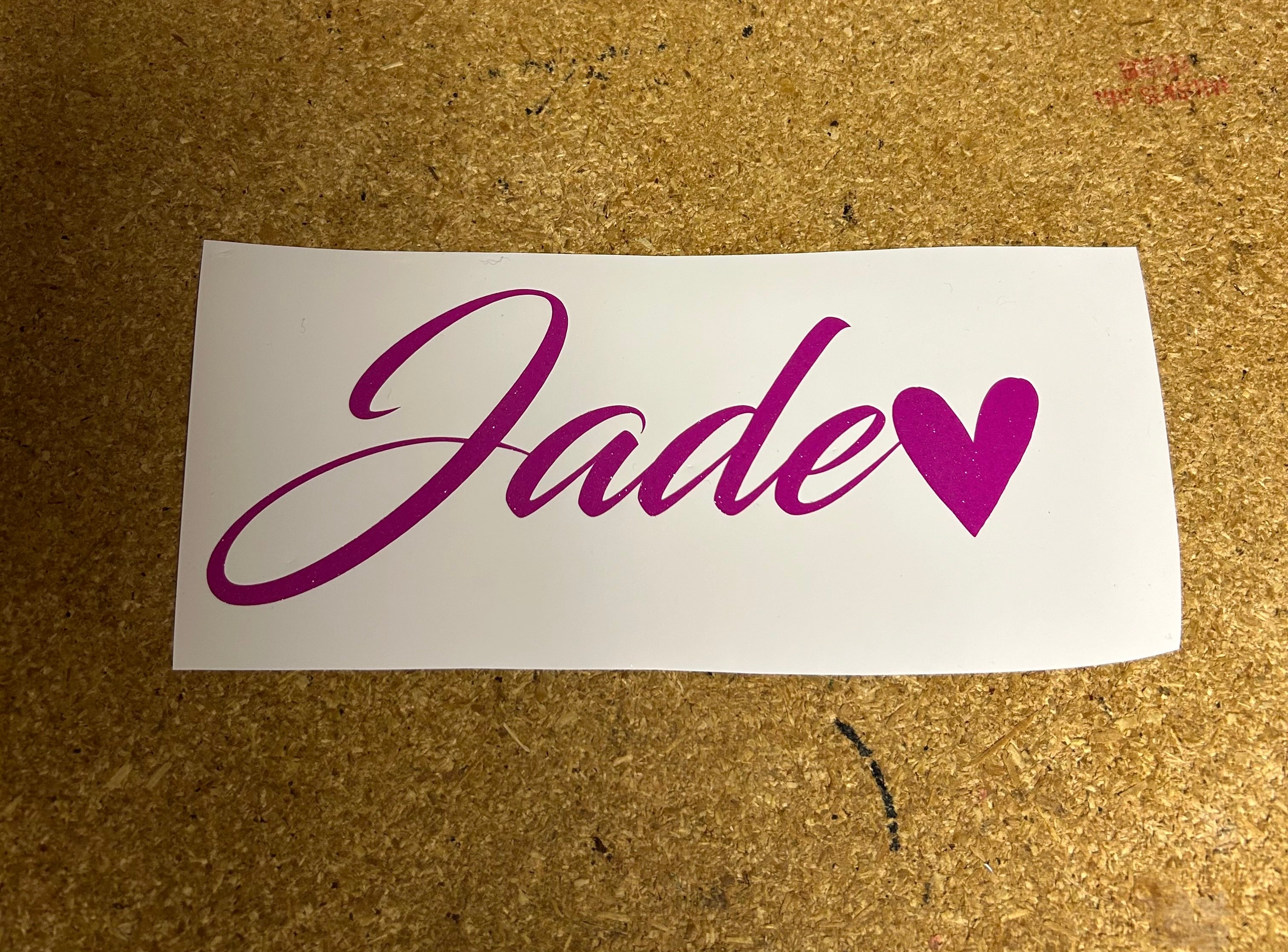 NAME DECAL