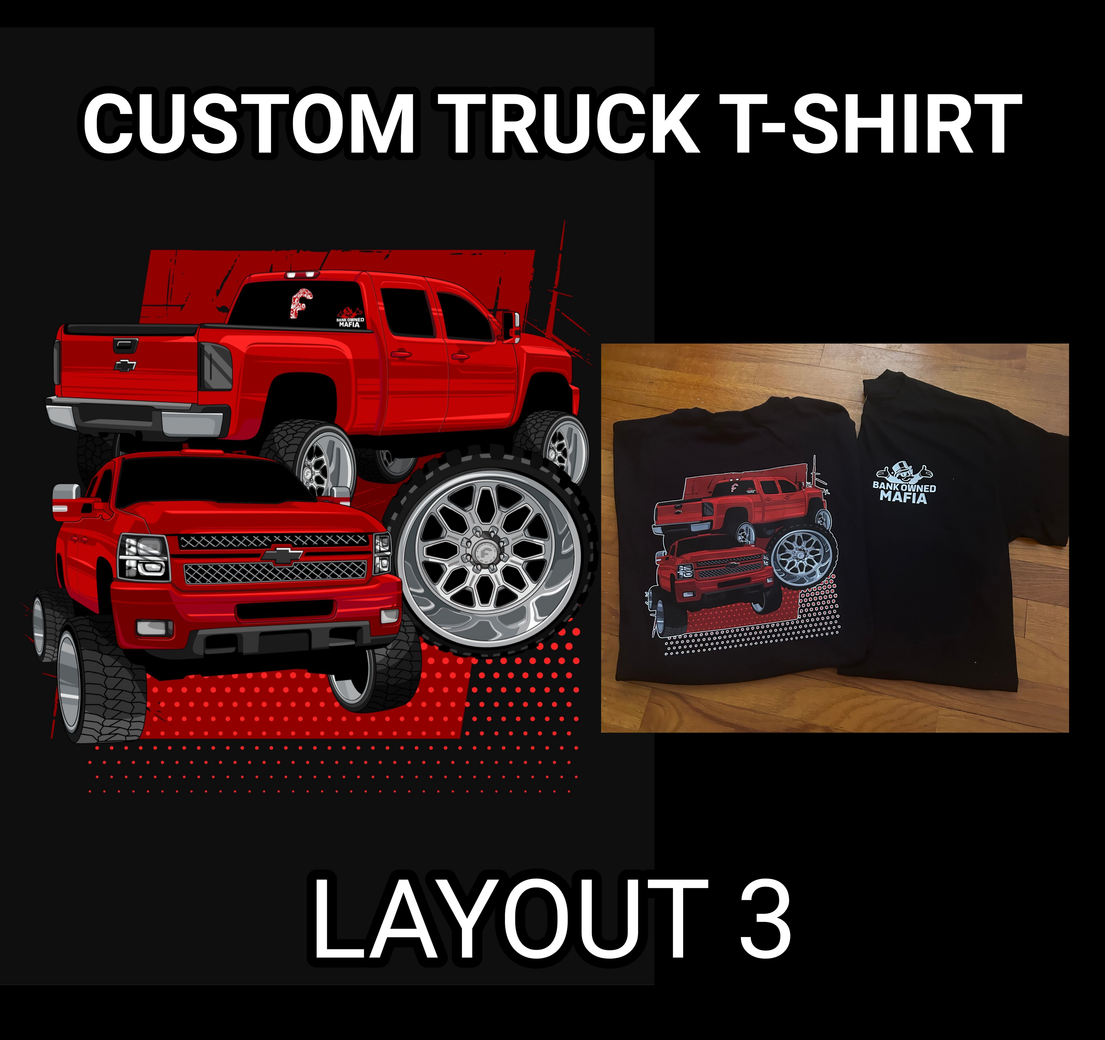 Custom Truck T-Shirt-Layout 3
