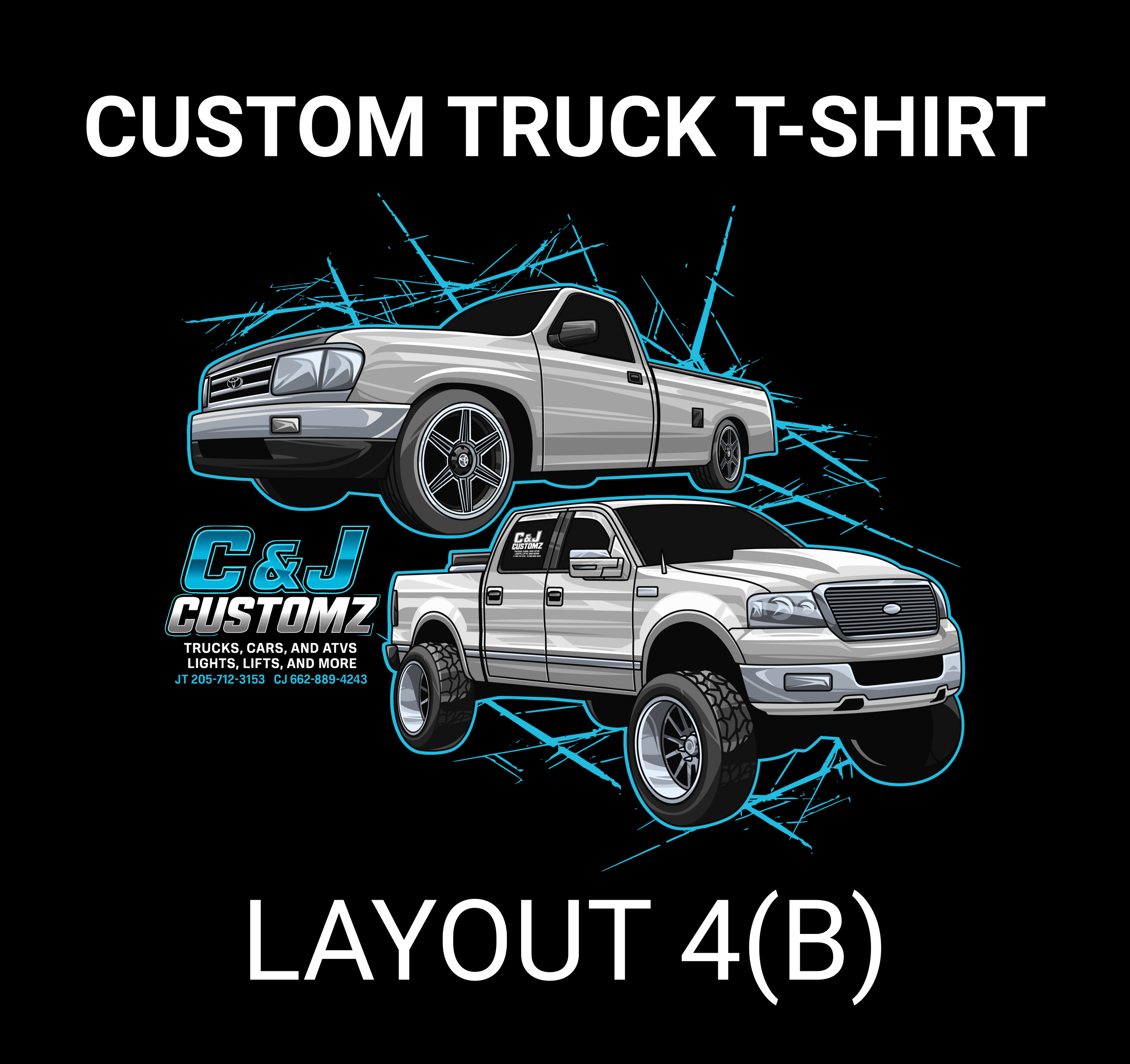 Custom Truck T-Shirt-Layout 4