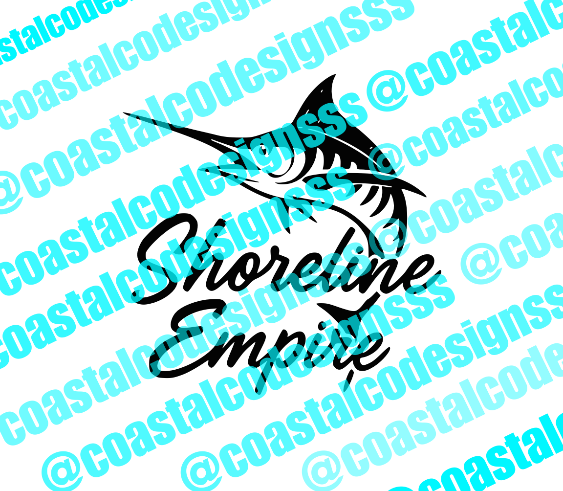 SHORELINE EMPIRE FISH DECAL