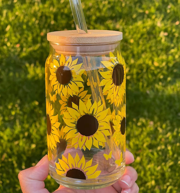 Sun Flower Glass image 1