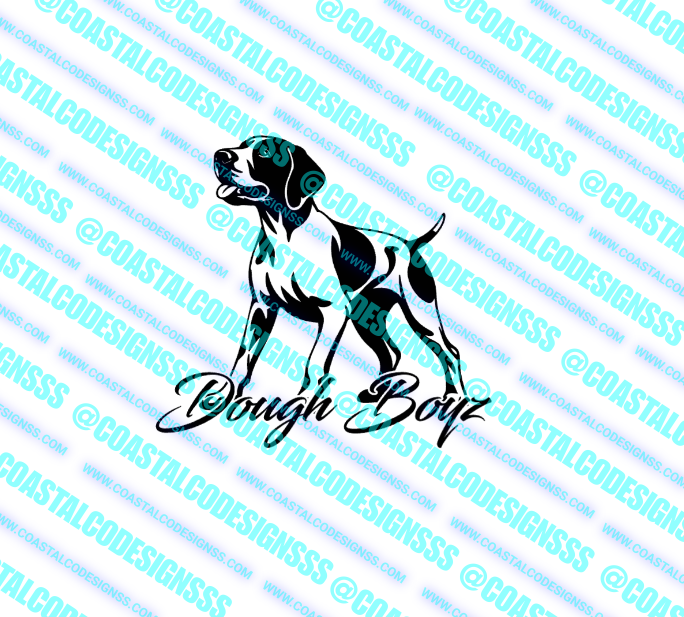 DOUGH BOYZ DOG DECAL image 0