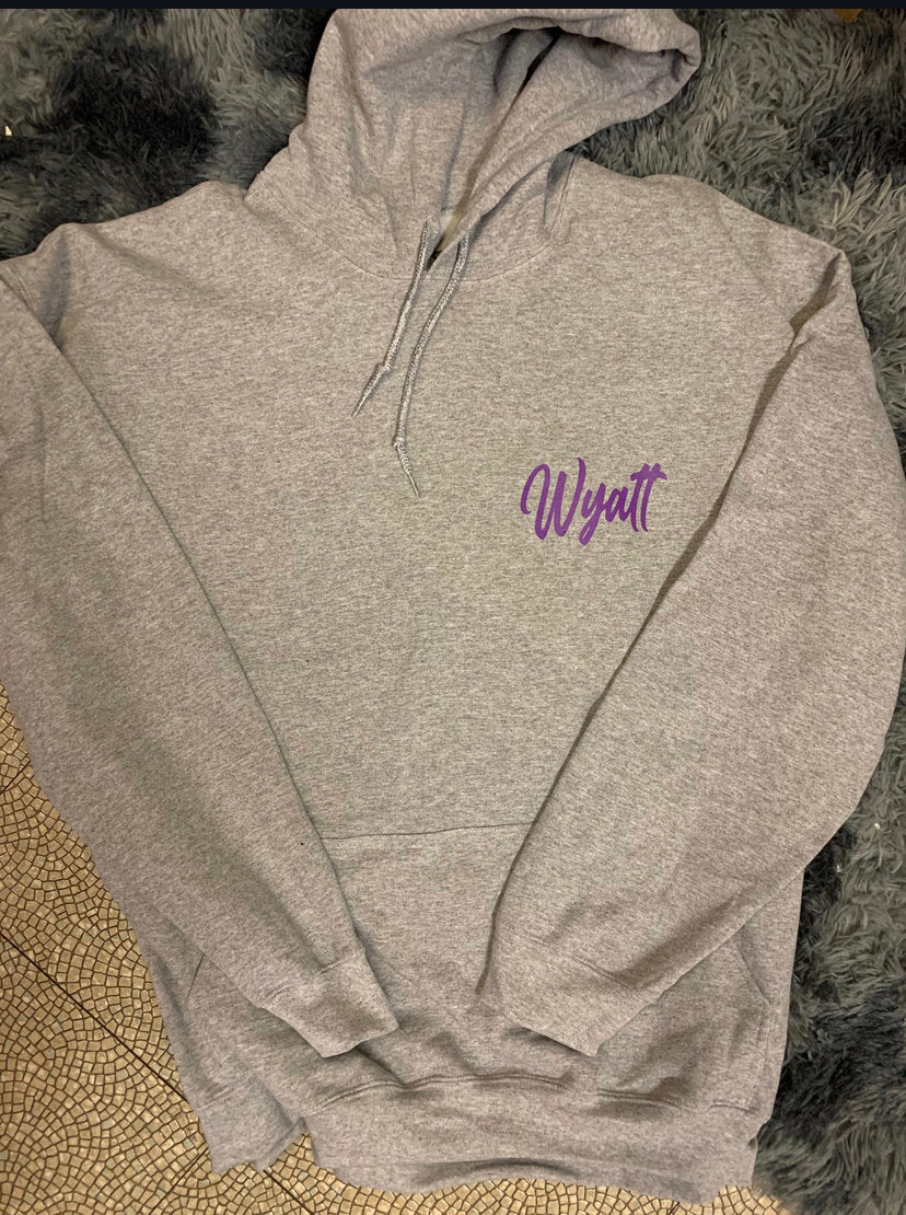 Wyatt custom hoodie image 1