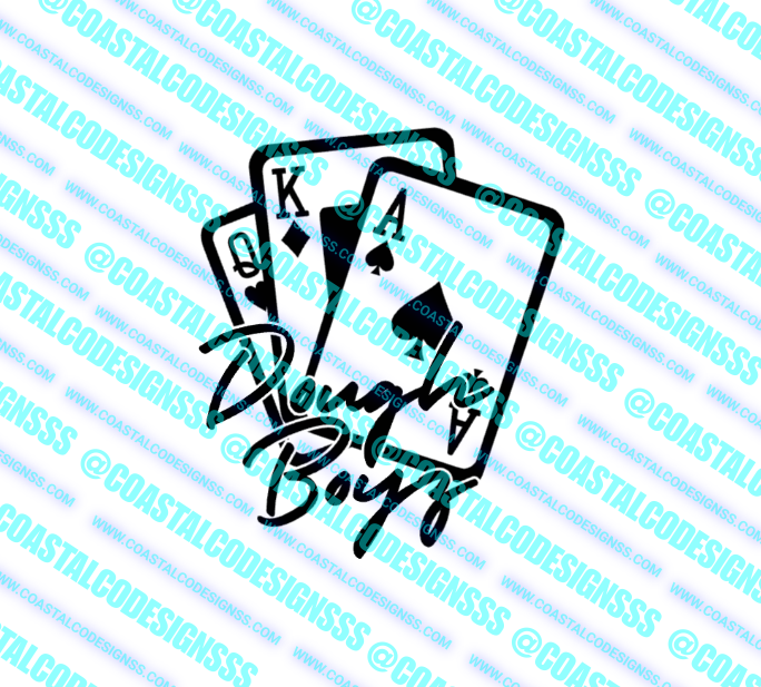 DOUGH BOYZ CARD DECAL image 0