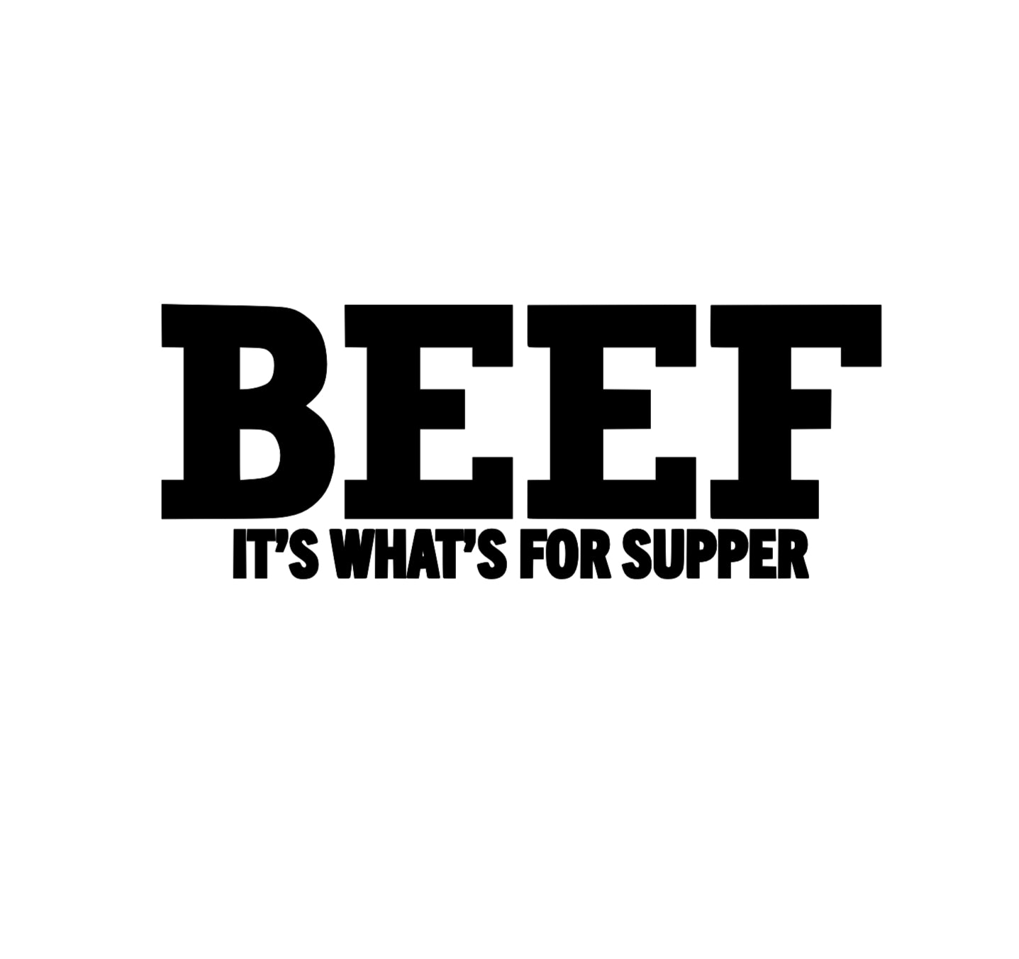BEEF  DECAL image 0