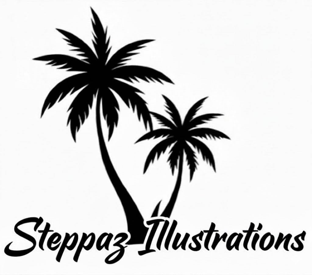 STEPPAZ ILLUSTRATIONS PALMS DECAL