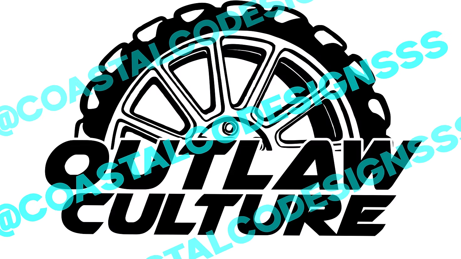 OUTLAW CULTURE - WHEEL DECAL