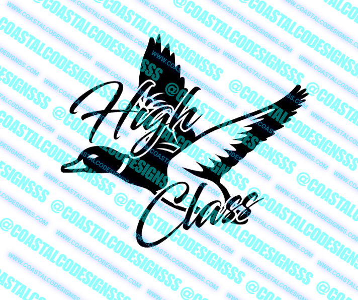HIGH CLASS DUCK DECAL image 0