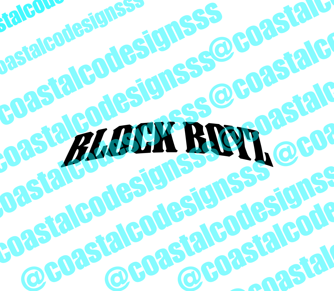 BLOCK BOYZ BANNER DECAL image 0