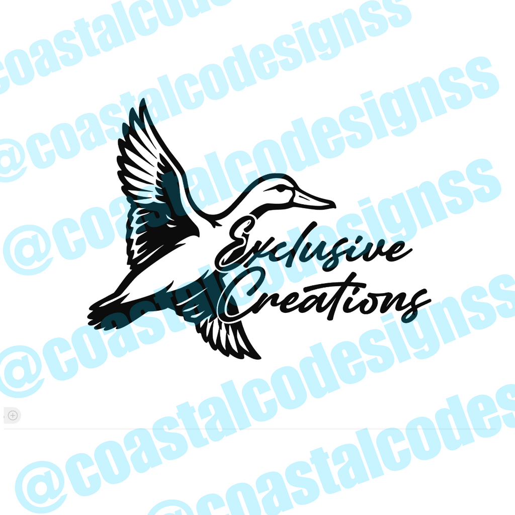 EXCLUSIVE CREATIONS DUCK DECAL image 0