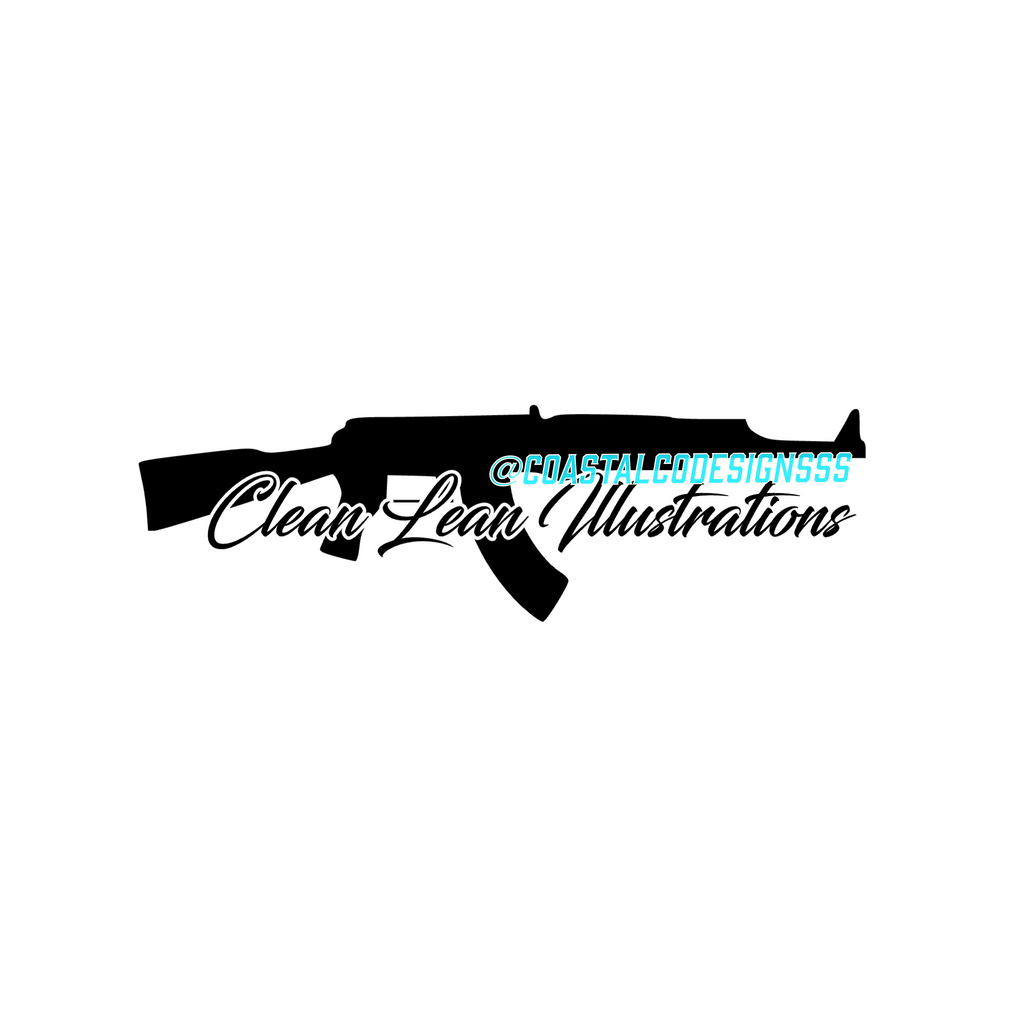 CLEAN LEAN ILLUSTRATIONS DECAL 2 image 0