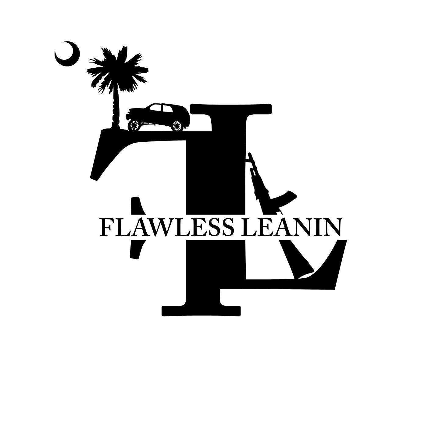 FLAWLESS LEANIN LOGO DECAL 2 image 0