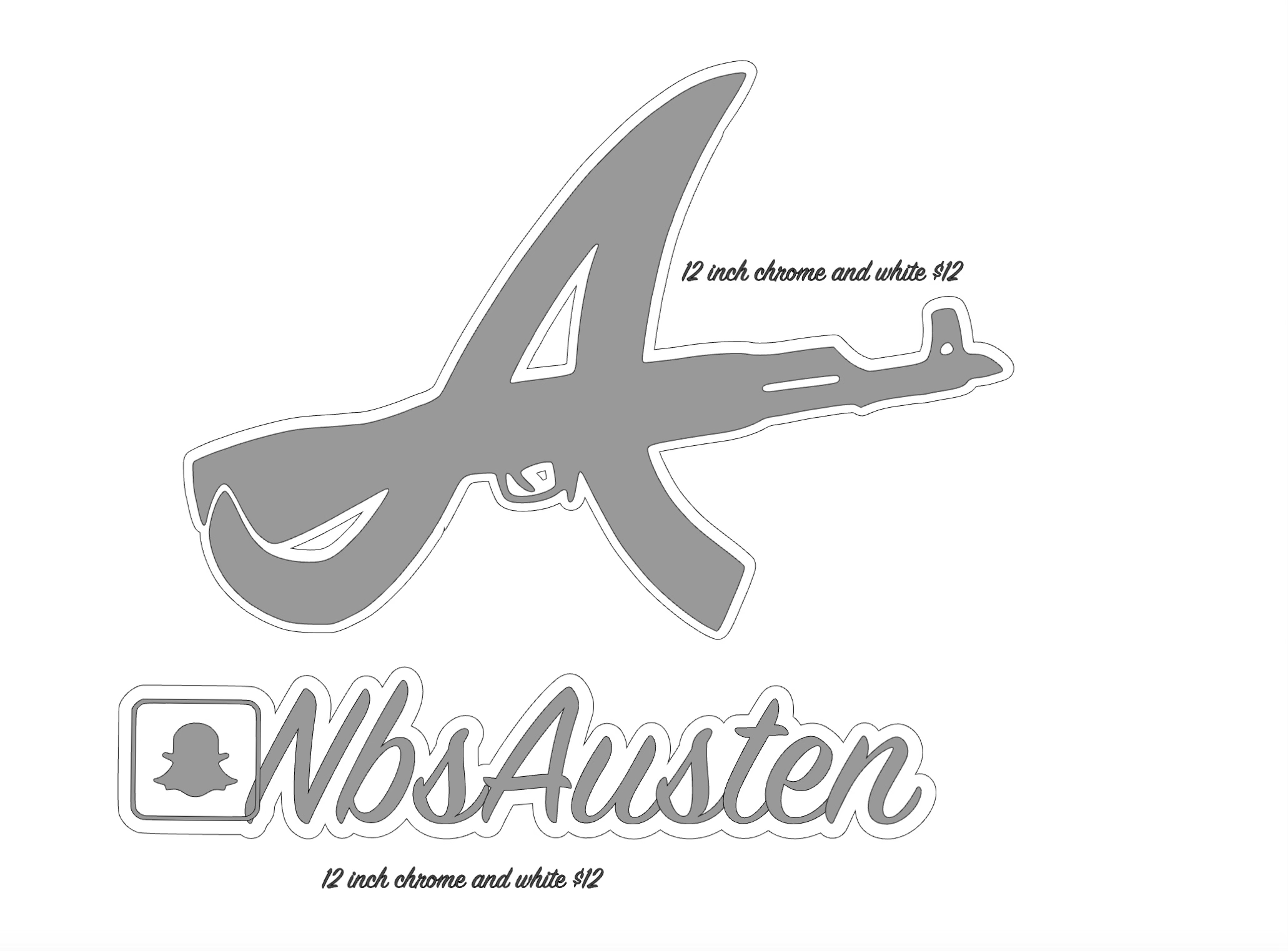 austen (a and snap chrome w white) image 0