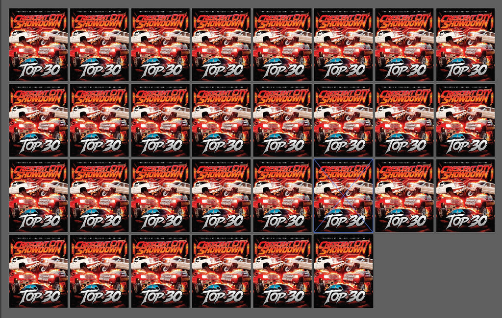 CRESCENT CITY SHOWDOWN AWARDS (62 awards, metal)