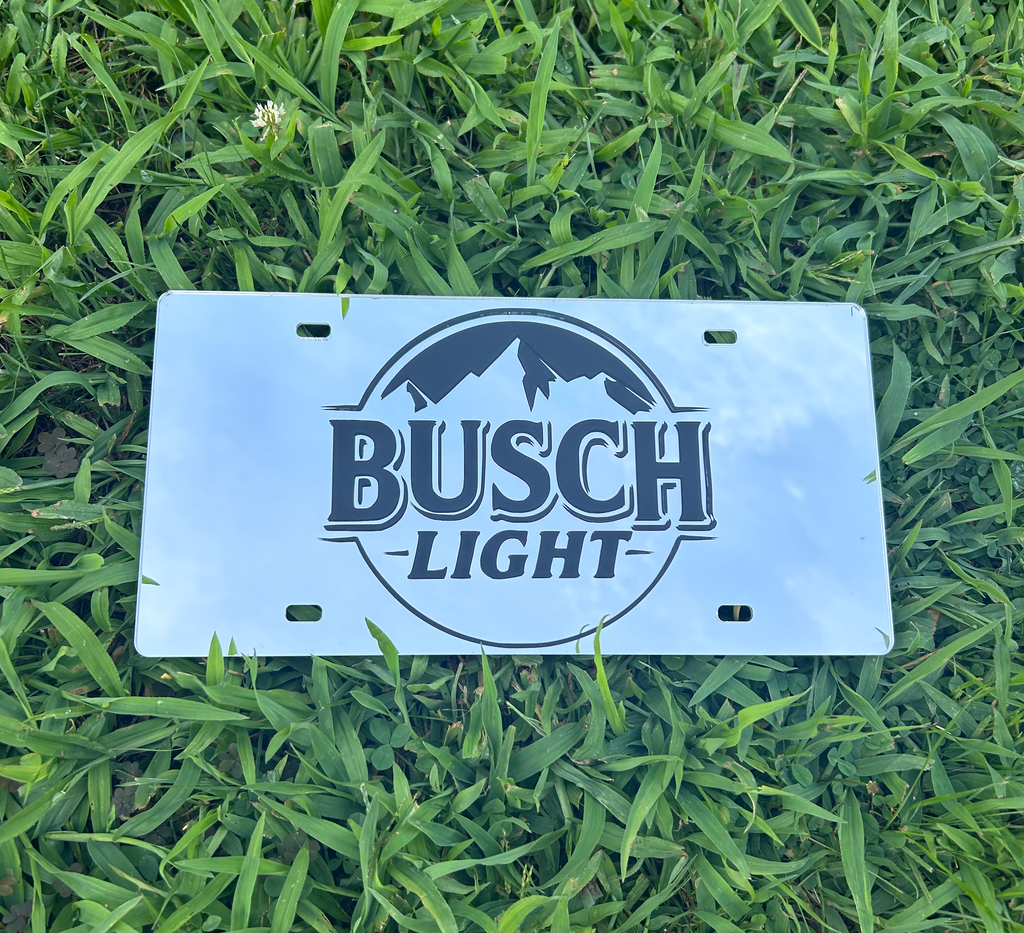 BUSCH  LICENSE PLATE image 0