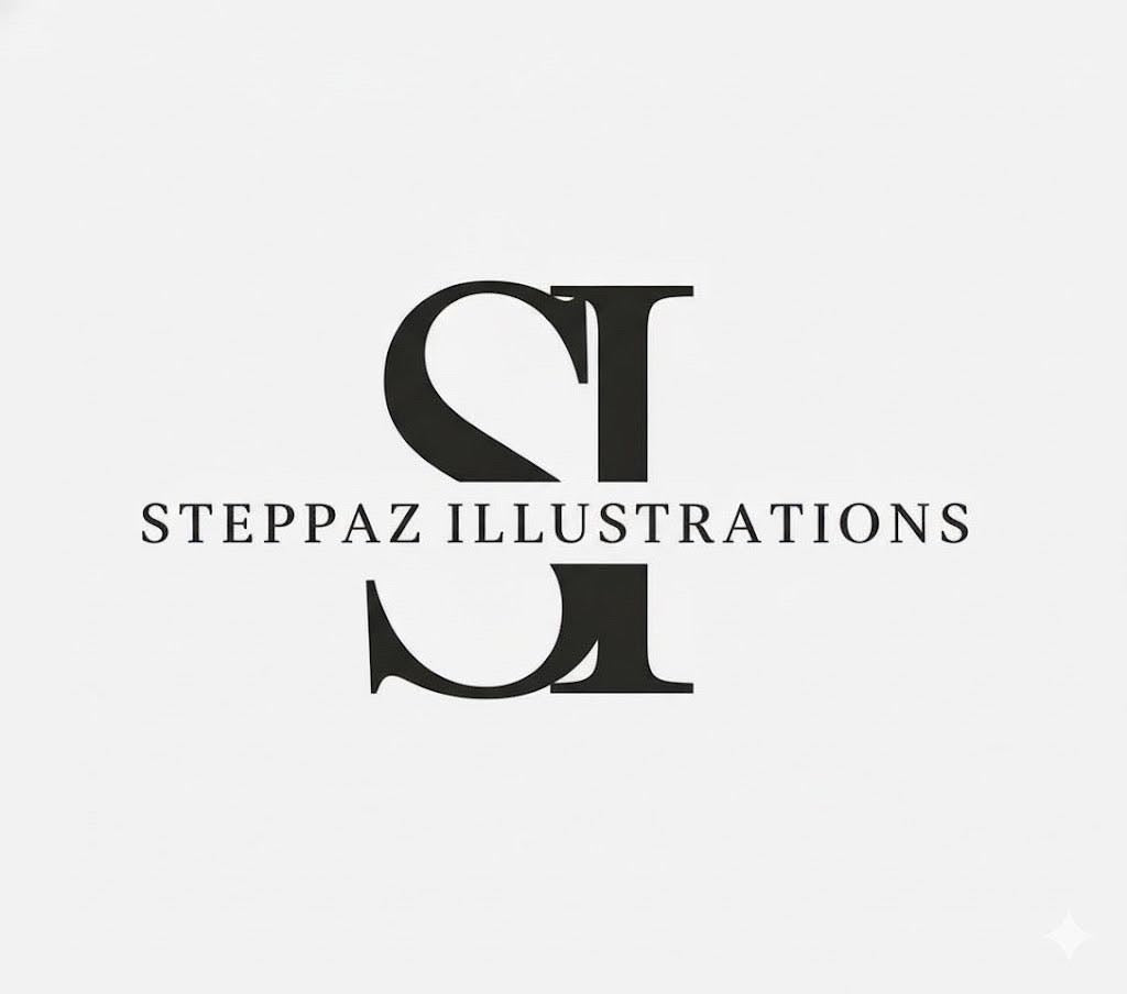 STEPPAZ ILLUSTRATIONS SI LETTERING DECAL