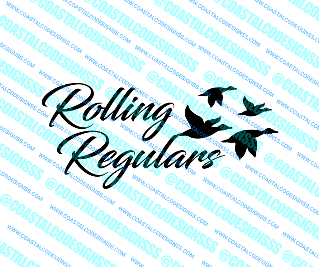 ROLLING REGULARS CLUB DECAL image 0