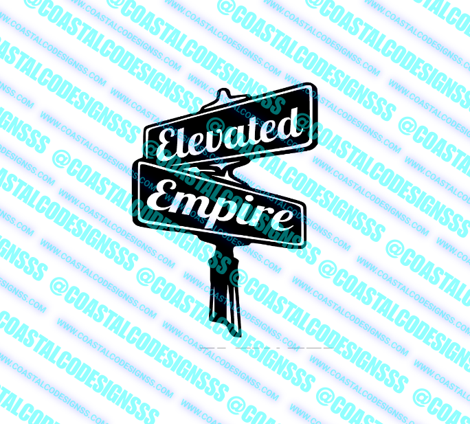 ELEVATED EMPIRE SIGN DECAL image 0