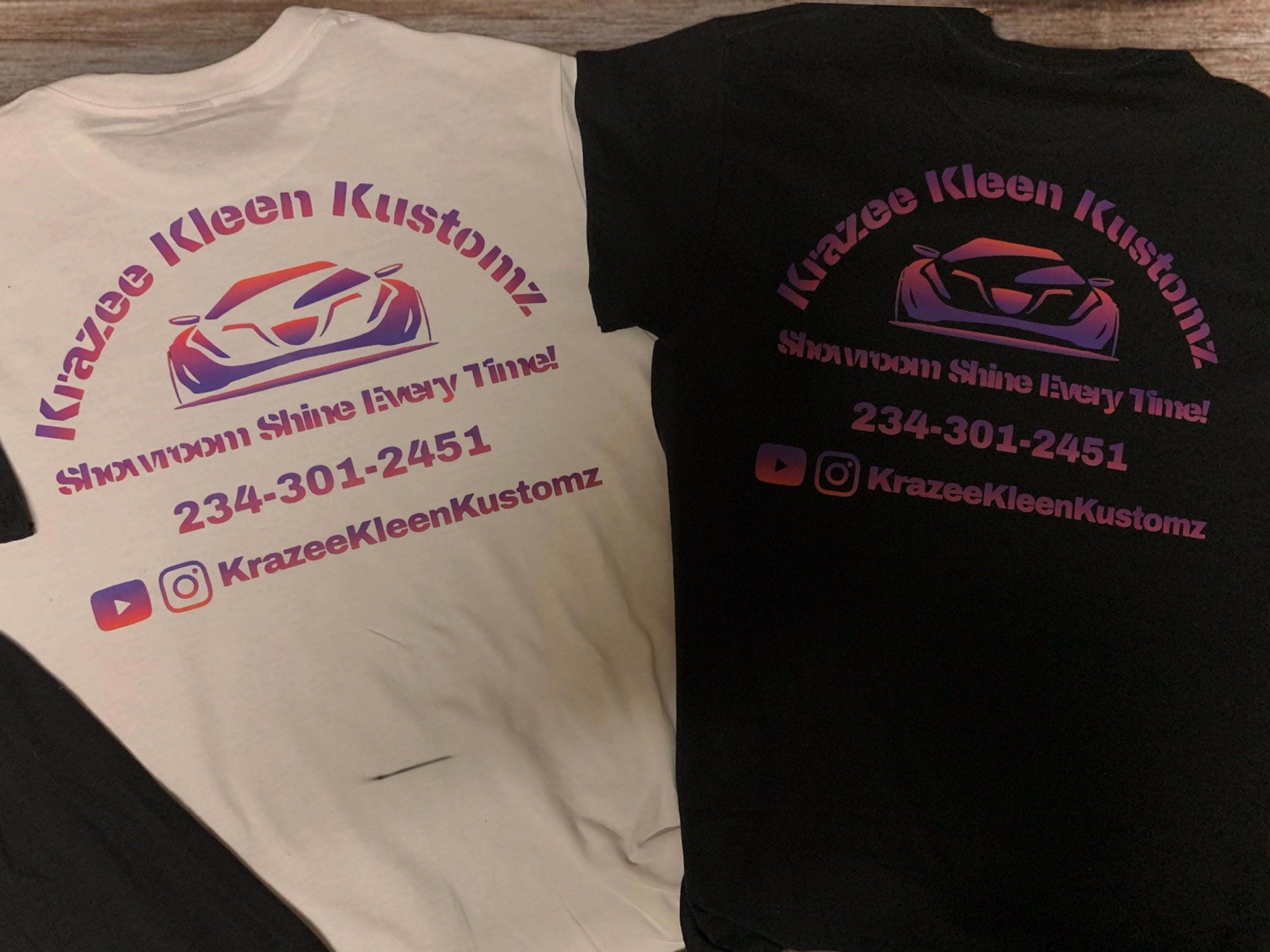 Krazee Kleen Kustom shirts image 2
