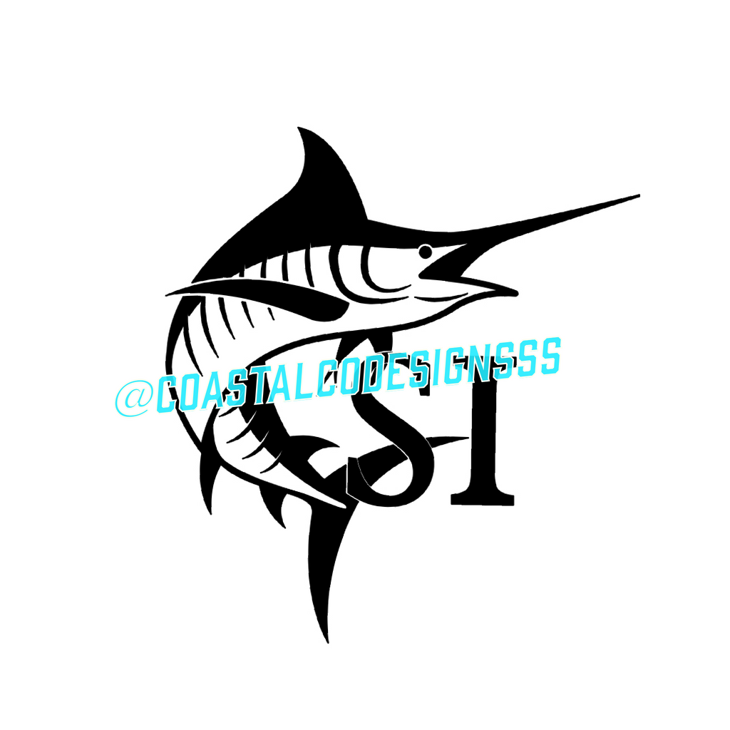  SHIESTY ILLUSTRATIONS FISH DECAL image 0