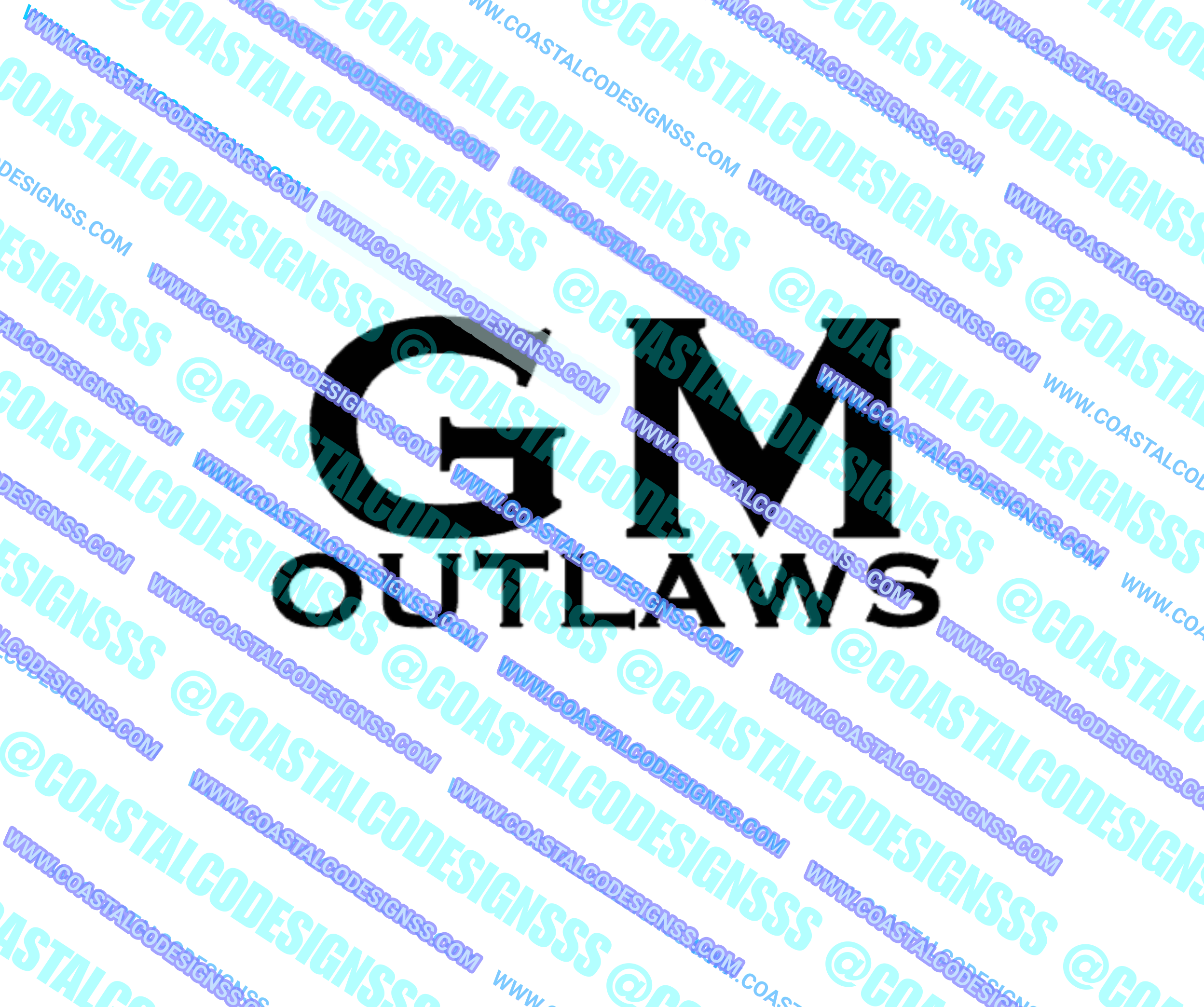 GM OUTLAWS DECAL 4 image 0