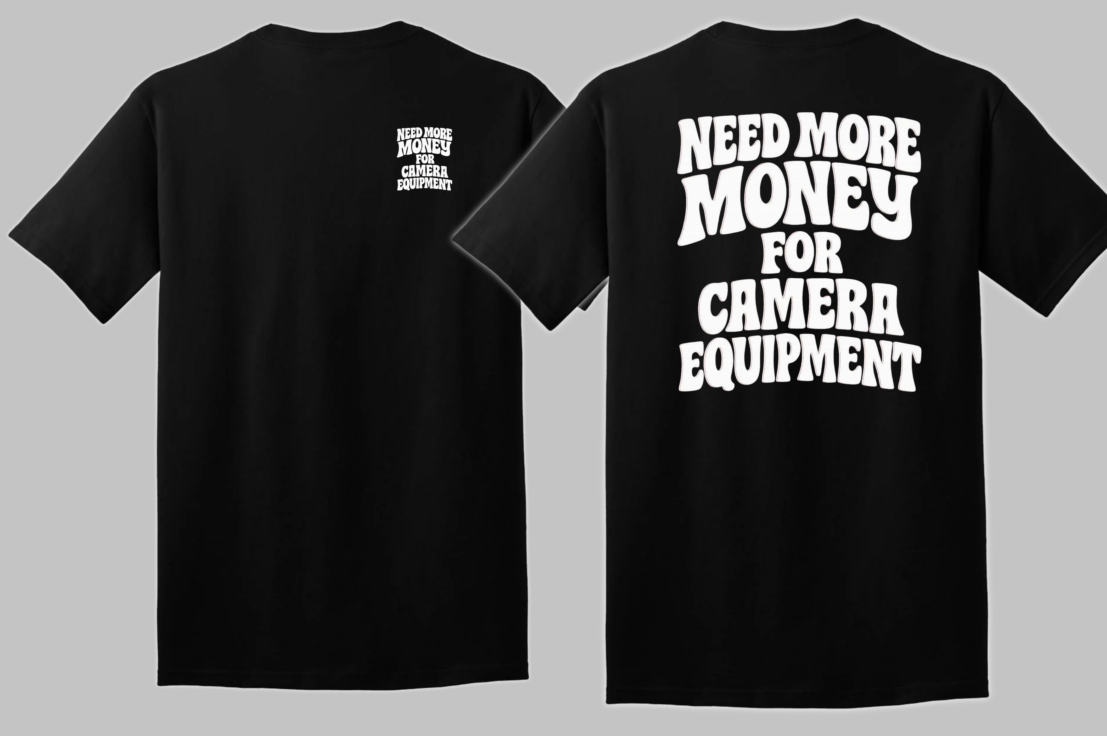 NoNameMedia "NEED MONEY FOR CAMERA EQUIPMENT" image 0