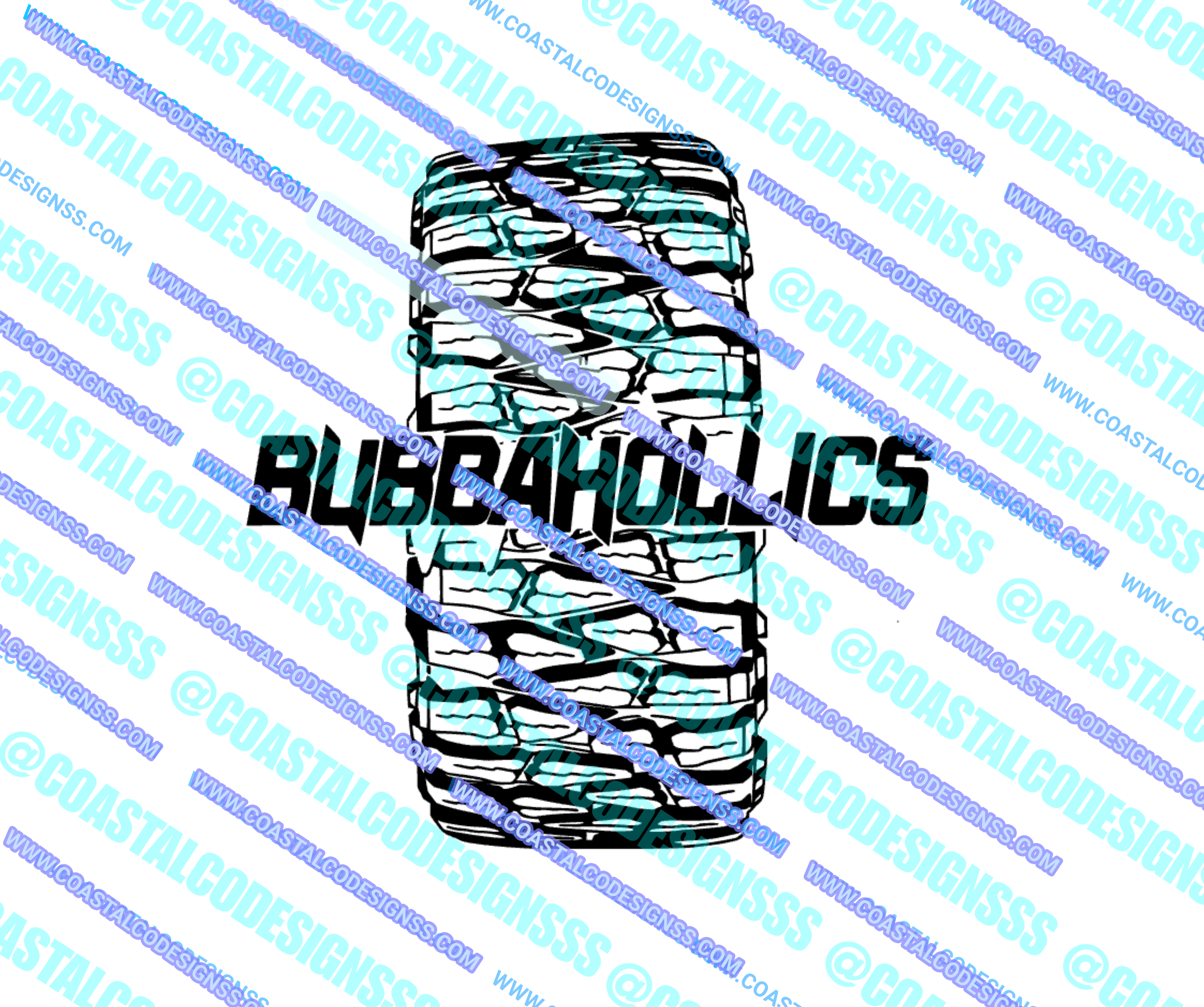 BUBBAHOLLICS DECAL image 0
