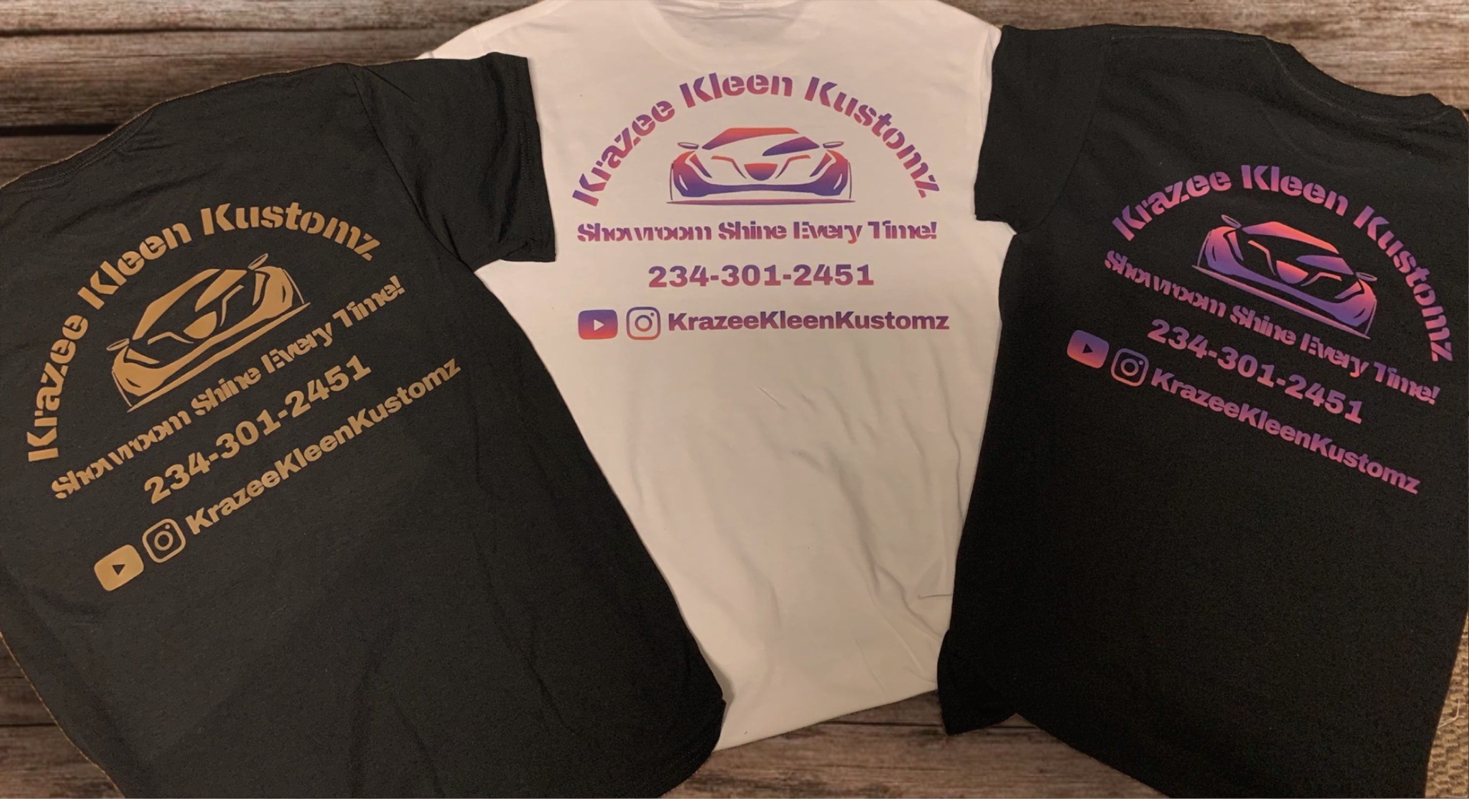 Krazee Kleen Kustom shirts image 0