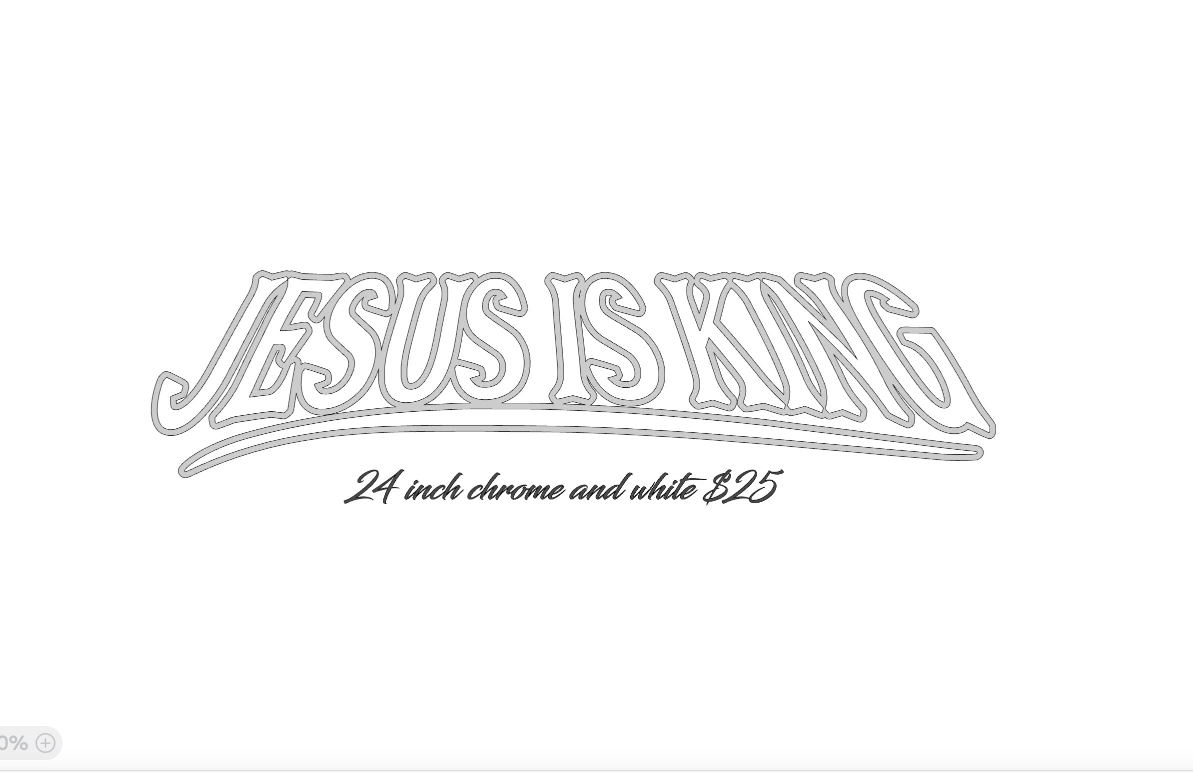 hunter (JIK white and chrome ) image 0