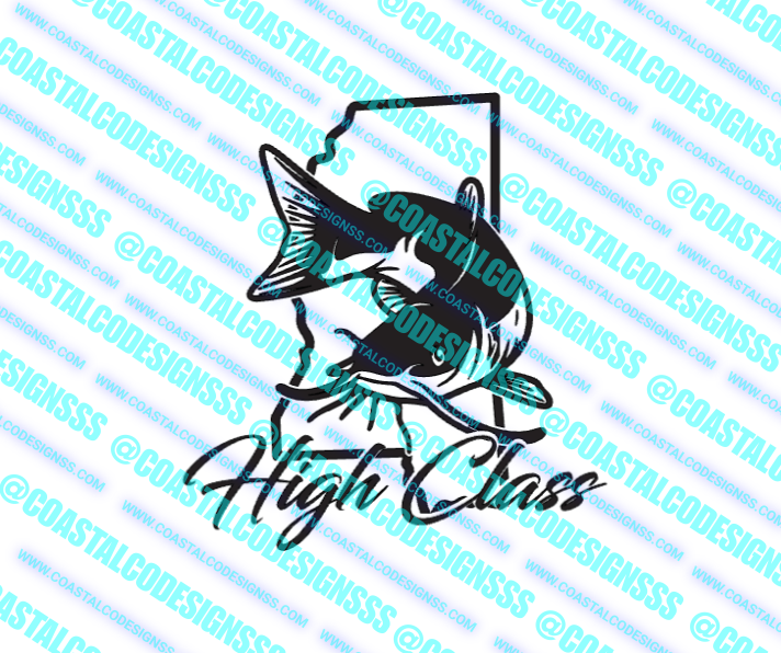 HIGH CLASS MISSISSIPPI DECAL image 0