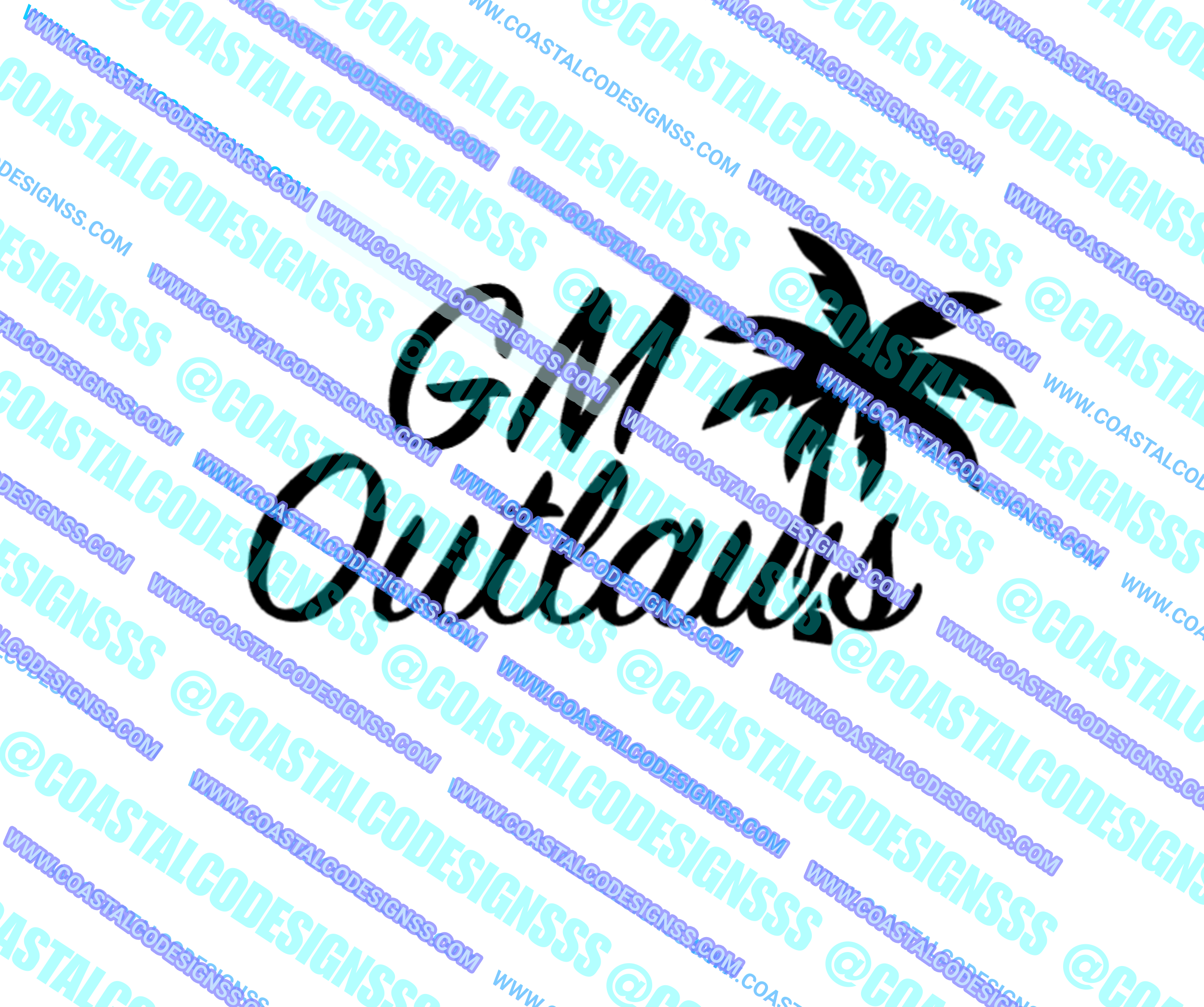 GM OUTLAWS DECAL 3 image 0