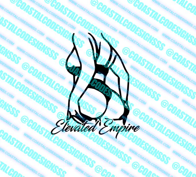 ELEVATED EMPIRE GIRL DECAL image 0