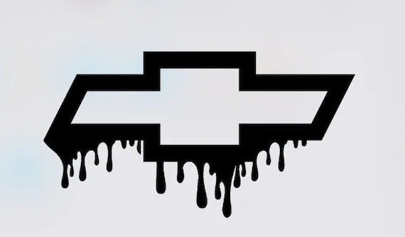 Dripping Chevy Decal image 0