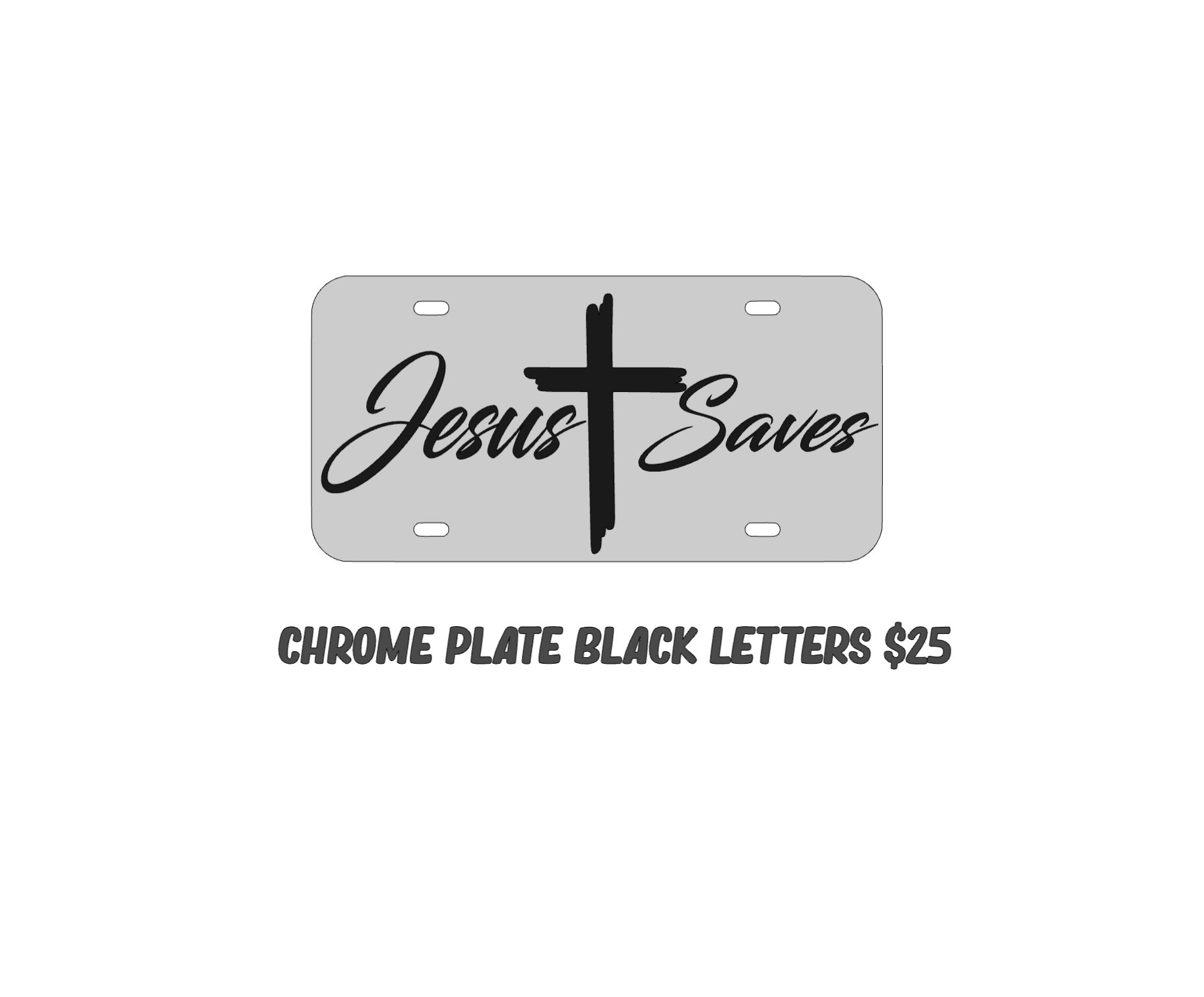 jacob (chrome jesus saves plate) image 0