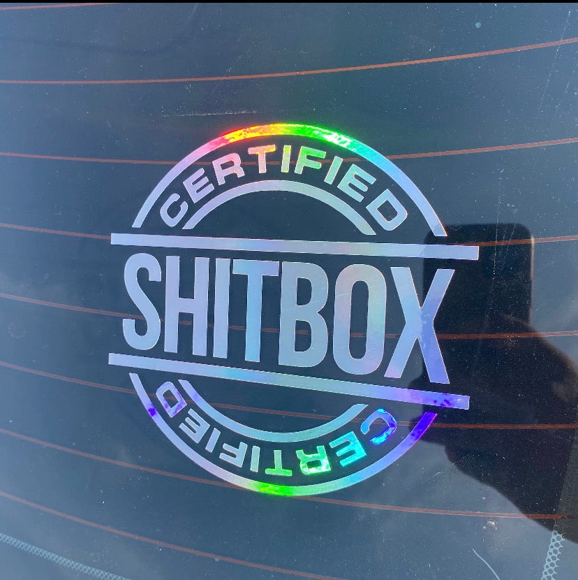 Certified Shitbox Decal image 0