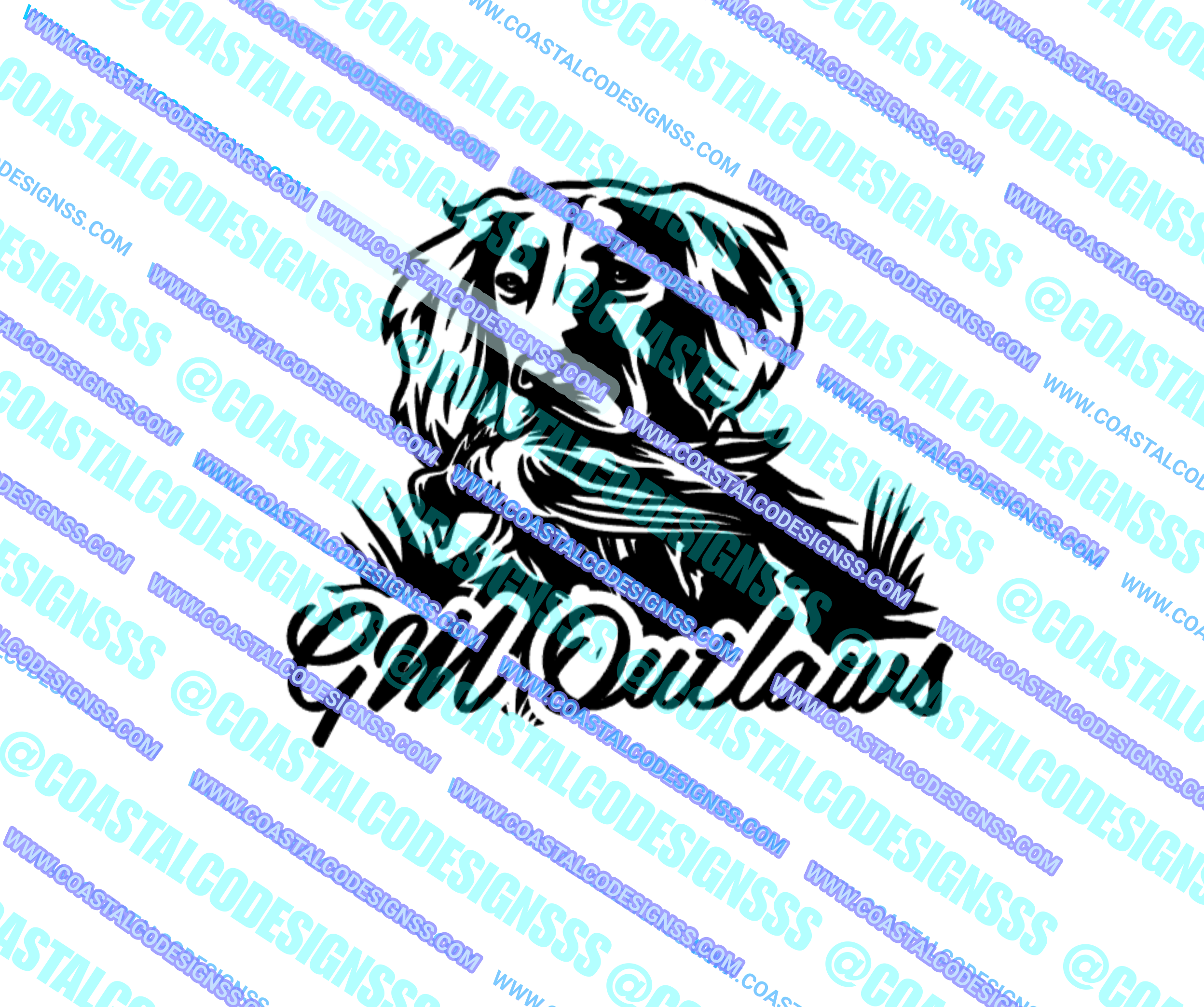 GM OUTLAWS DECAL 1 image 0