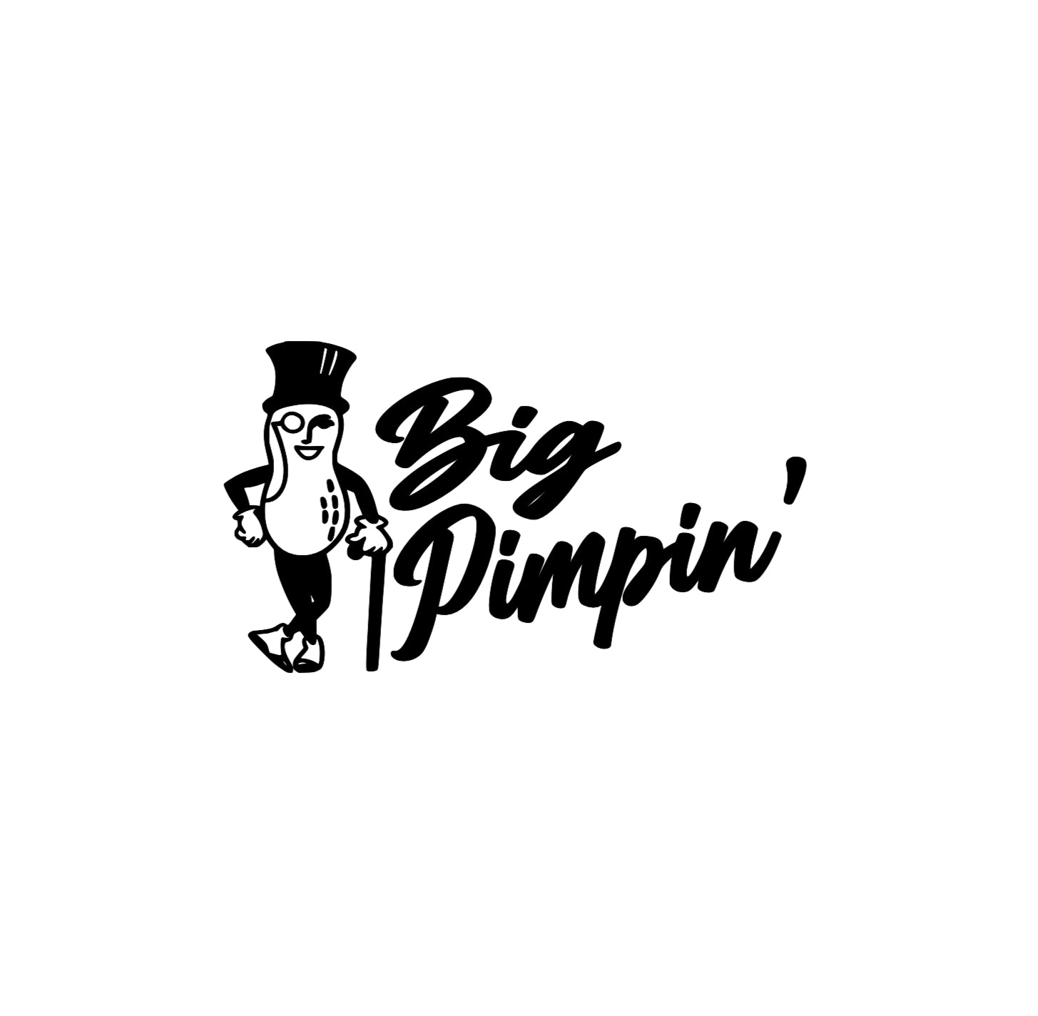 BIG PIMPIN DECAL image 0