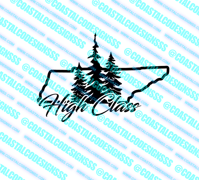 HIGH CLASS TENNESSEE DECAL image 0