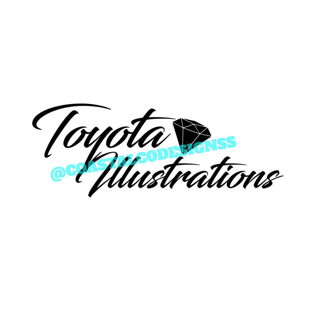 TOYOTA ILLUSTRATIONS  DECAL 2 image 0