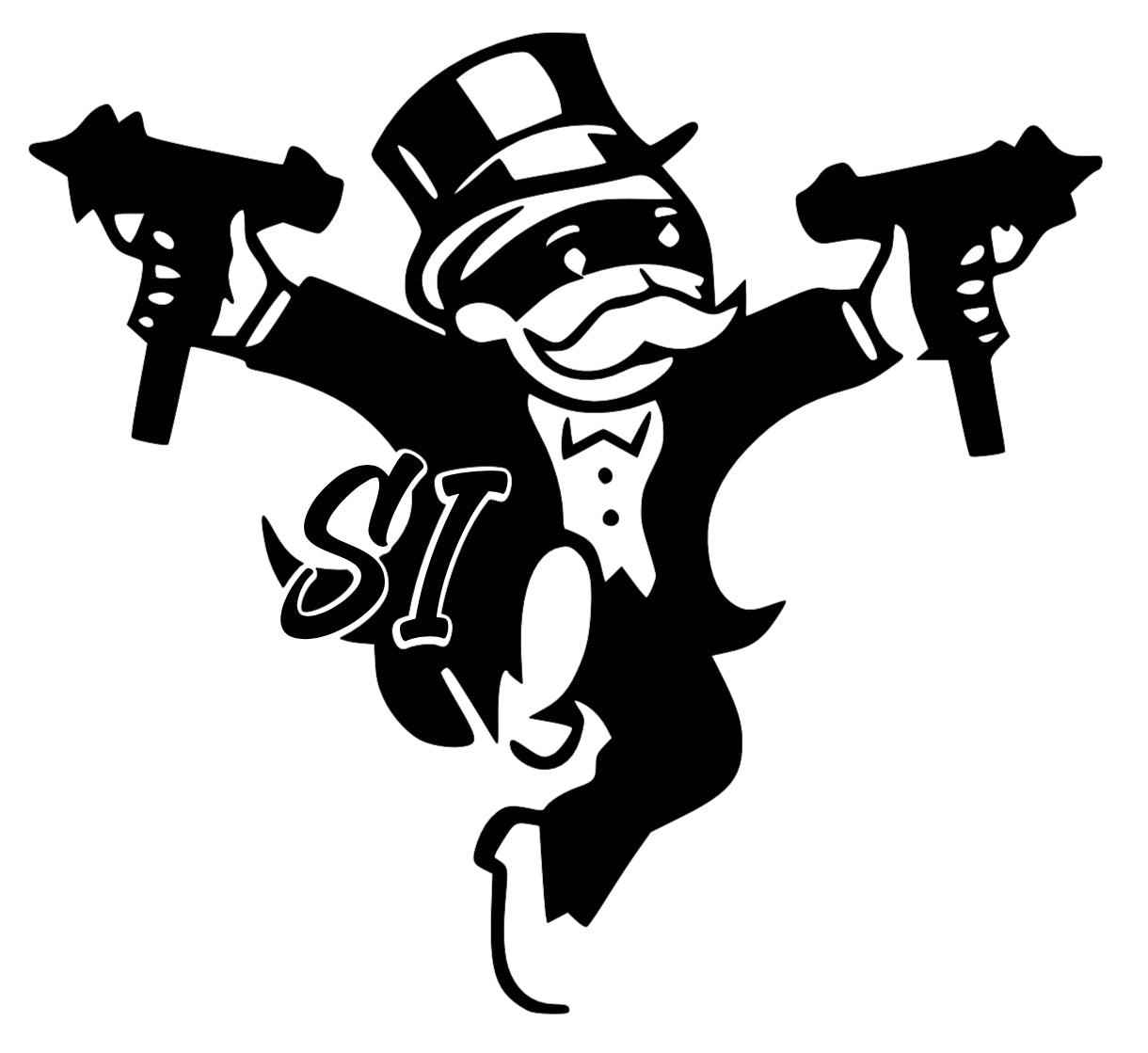  SHIESTY ILLUSTRATIONS MONOPOLY DECAL image 0