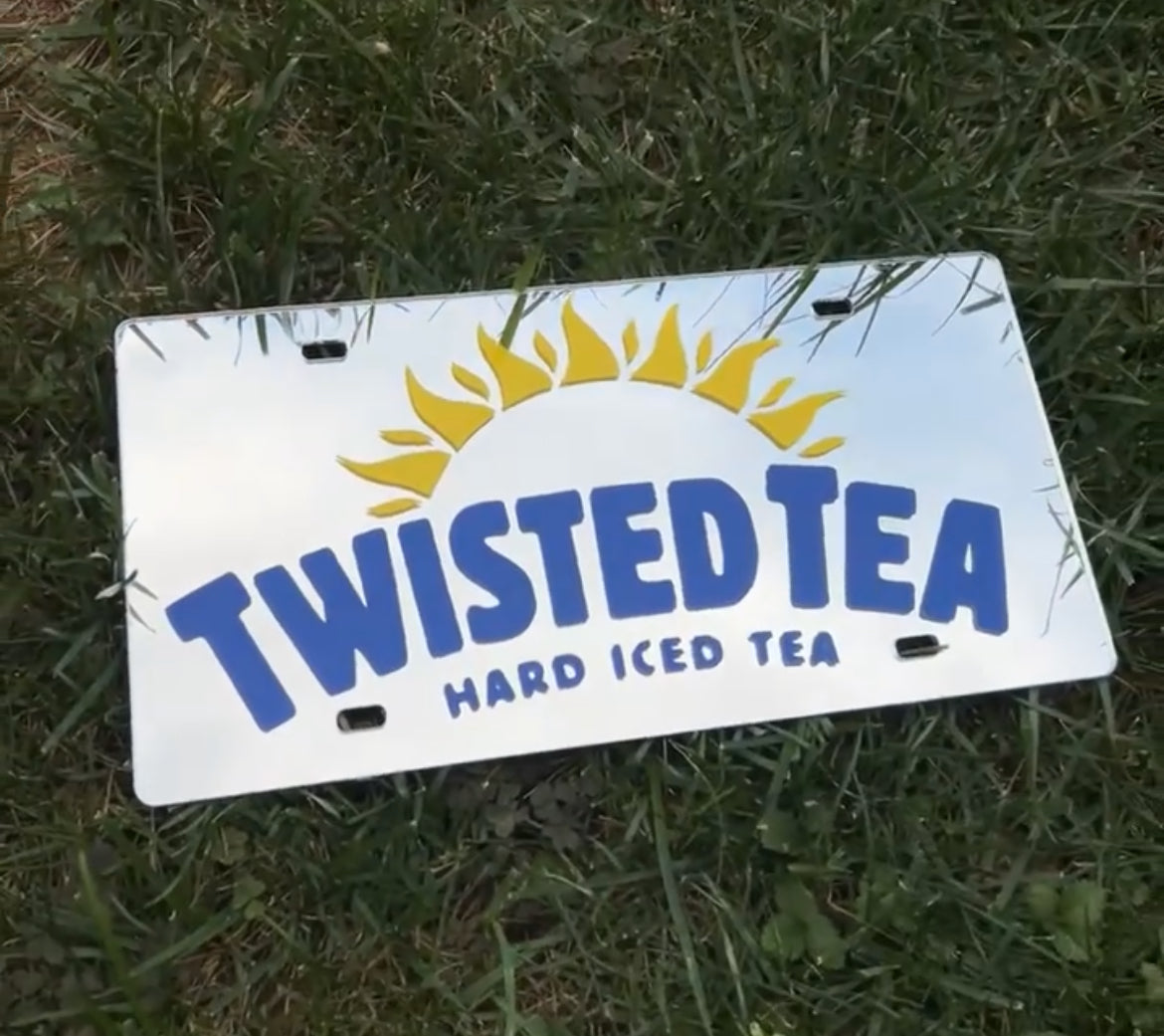 TWISTED TEA LICENSE PLATE image 0