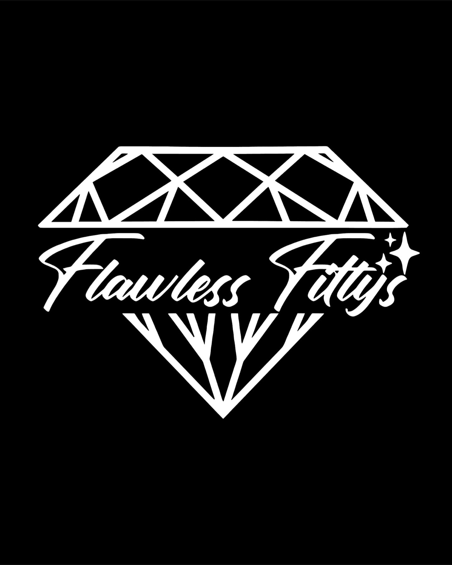 FLAWLESS FITTYS DECAL image 0