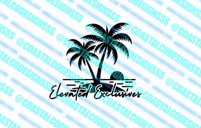 ELEVATED EXCLUSIVES PALM DECAL image 0