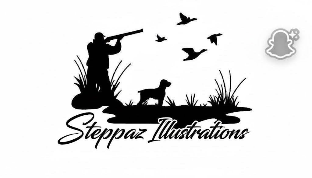 STEPPAZ ILLUSTRATIONS DOG 3 DECAL