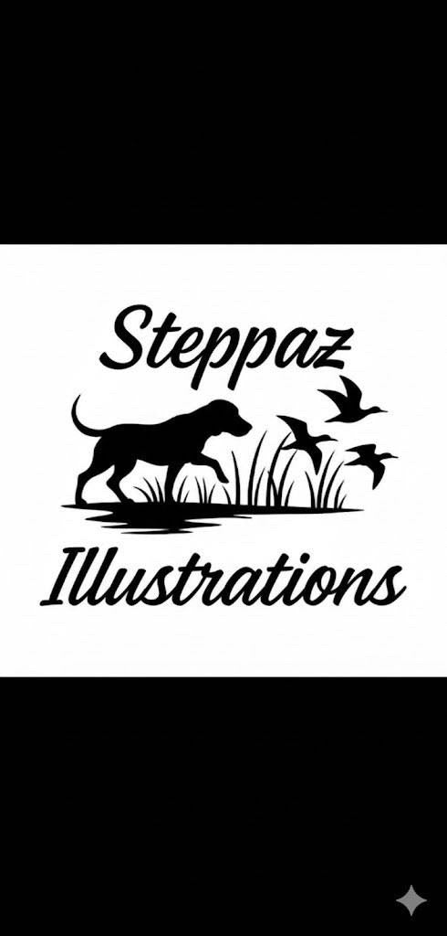 STEPPAZ ILLUSTRATIONS DOG DECAL