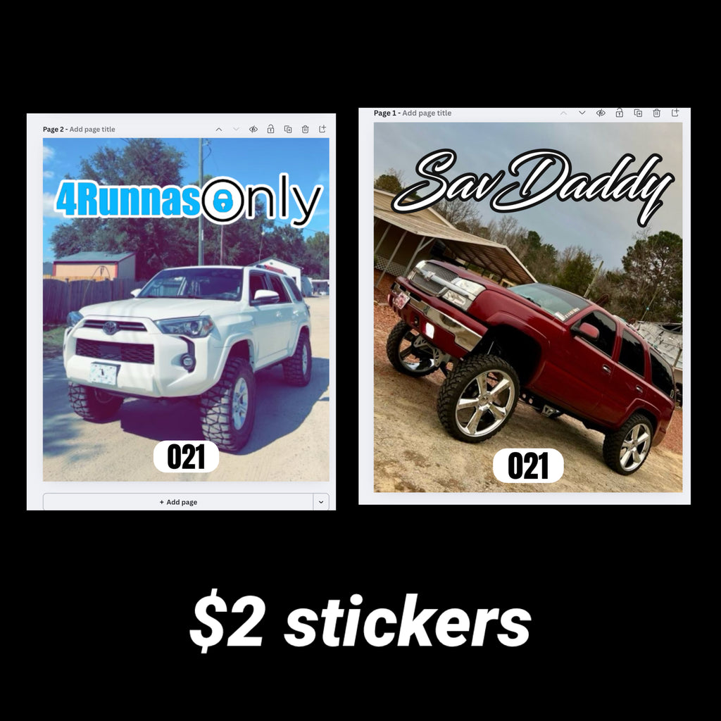 sav custom plaques and sticker