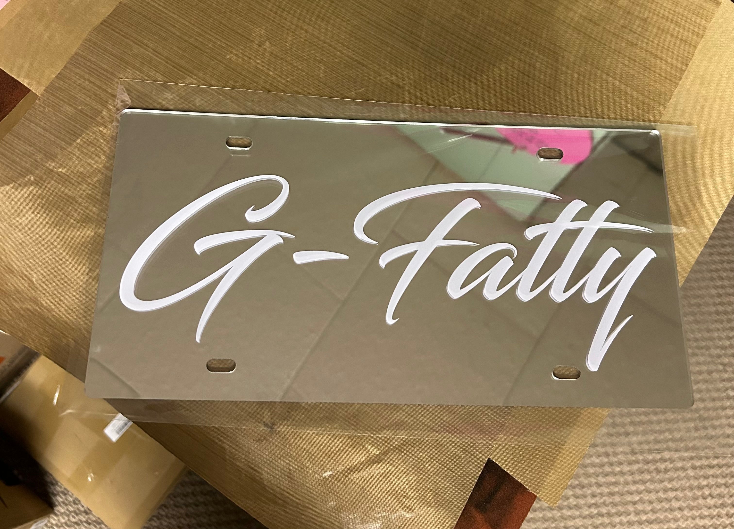 CUSTOM LICENSE PLATE