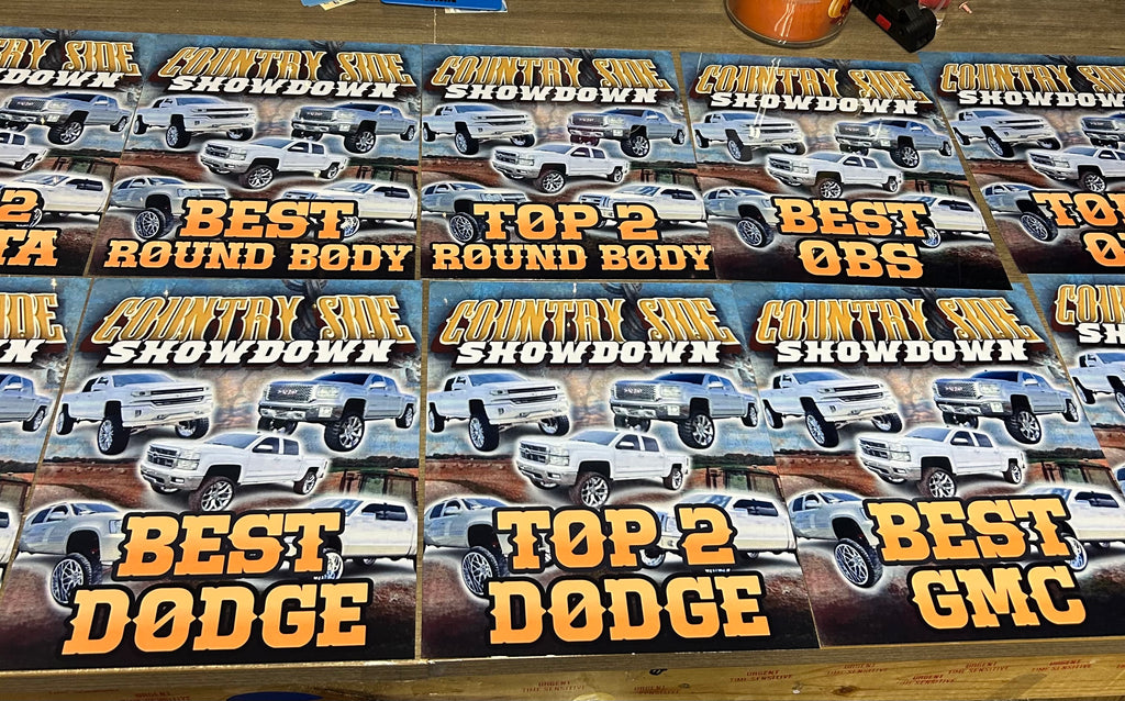 Custom Metal Awards (8x10 inches)