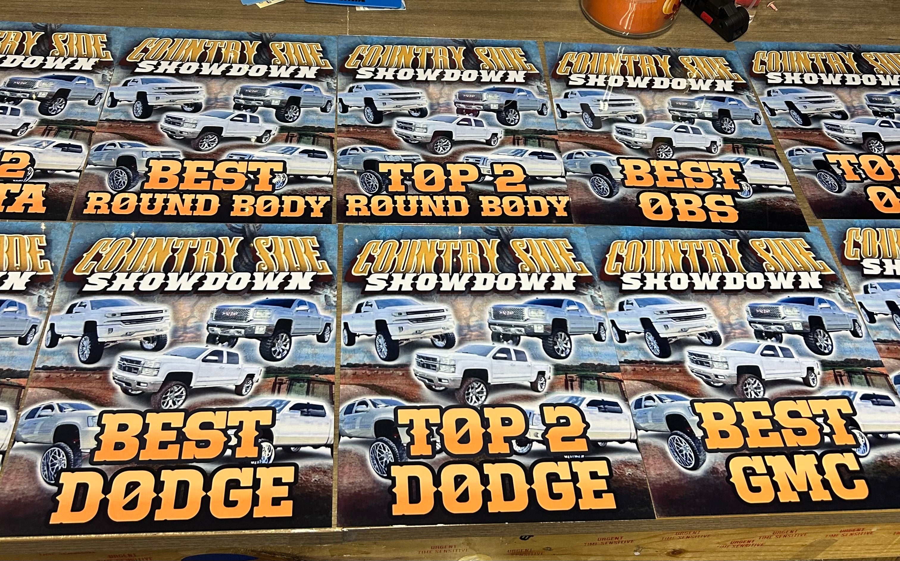 Custom Metal Awards (8x10 inches)